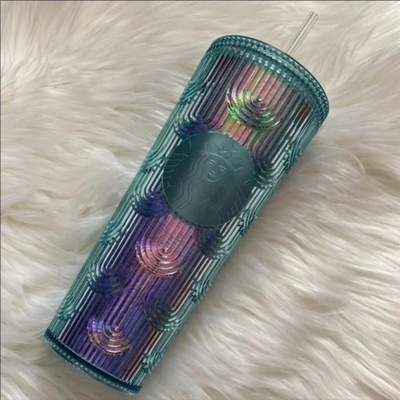 NEW ~ STARBUCKS IRIDESCENT MERMAID VENTI 24 oz TUMBLER - Picture 5 of 8